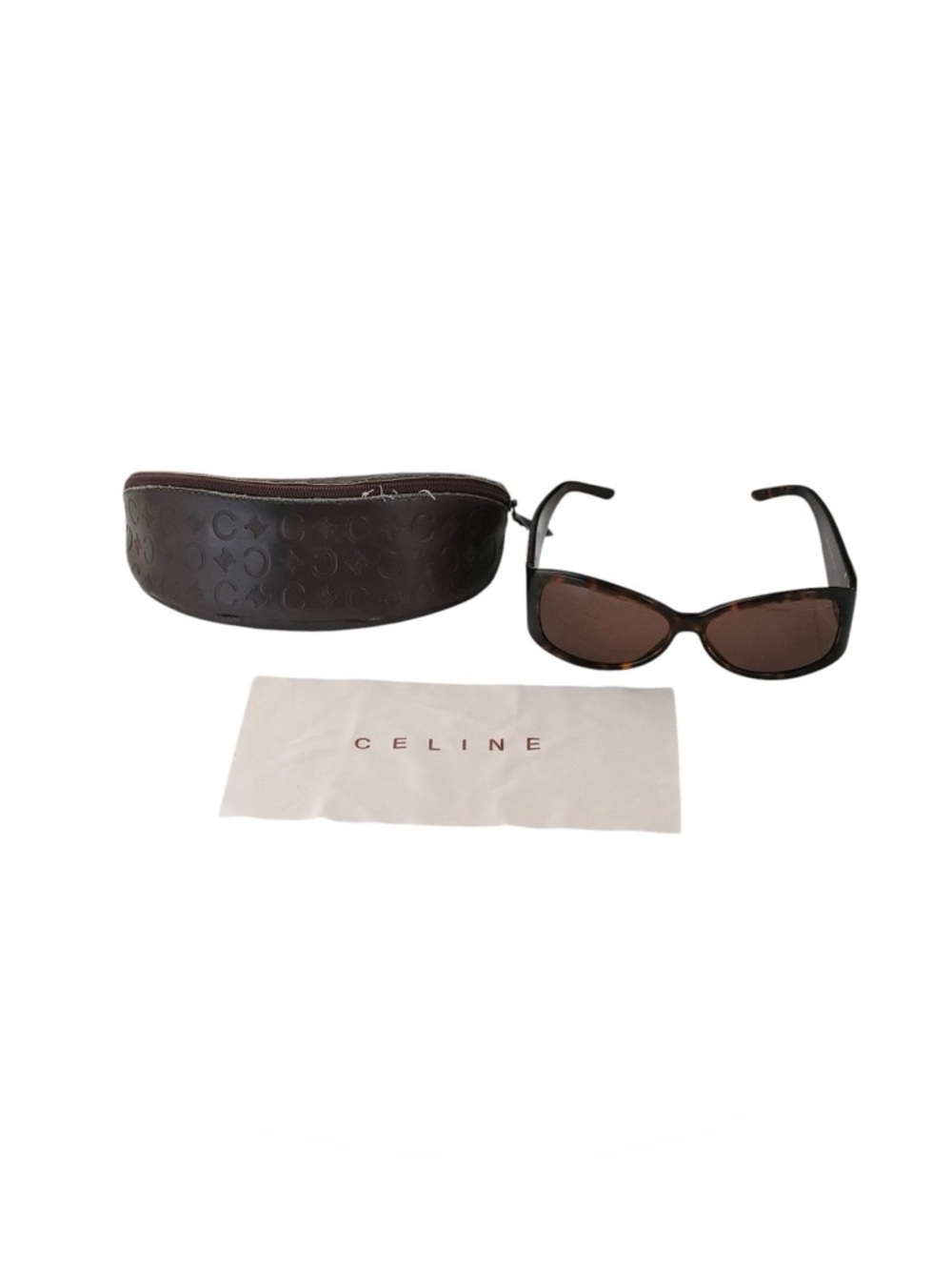 Celine vintage tortoise shell sunglasses authentic , women’s - Picture 9 of 9